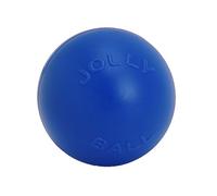 Jolly Pets Push-N-Play Dog Ball Blue (14In)
