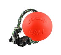 Jolly Pets Romp-n-Roll Ball With Rope Dog Toy