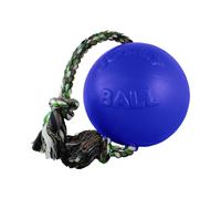 Jolly Pets Romp-n-Roll Ball With Rope Dog Toy
