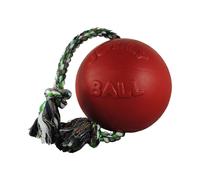 Jolly Pets Romp-n-Roll Ball With Rope Dog Toy