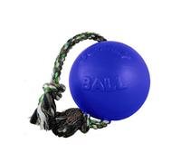 Jolly Pets Romp-N-Roll Dog Ball Blue (6In)