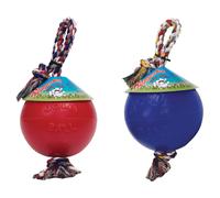 Jolly Pets Romp-N-Roll Jolly Dog Puppy Ball thrown, kicked, carried and tugge...