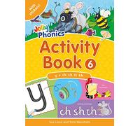 Jolly Phonics Activity Book 6: in Precursive Letters (British English edition) (Jolly Phonics Activity Books, set 1-7 Updated Edition)