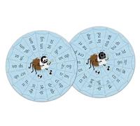Jolly Phonics Blends Wheels: in Precursive Letters