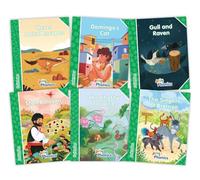 Jolly Phonics Folktales Green Readers (Level 3) Complete Set (1-6): in Precursive Letters (British English edition)