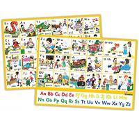 Jolly Phonics Letter Sound Wall Charts: In Precursive Letters (British English edition)