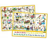 Jolly Phonics Letter Sound Wall Charts: In Print Letters (British English edition)