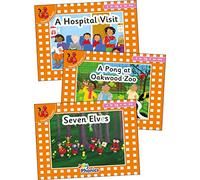 Jolly Phonics Orange Level Readers Set 5 - Precursive Letters - British English edition