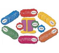 Jolly Phonics Tricky Word Wall Flowers: In Precursive Letters