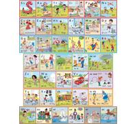 Jolly Phonics Wall Frieze: In Print Letters (American English edition)