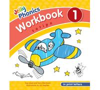 Jolly Phonics Workbook 1: In Print Letters (American English edition) (Jolly Phonics Workbooks, Set of 1-7)