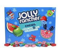 Jolly Rancher Chews Candy Advent Calendar, 2024 Countdown to Christmas, Individually Wrapped, Fruit-Flavored Treats, 24 Days