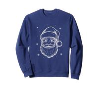 Jolly Retro Santa Classic 50s Christmas Design Sweatshirt