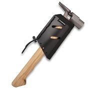 Jolly Roger | Clip-On Hammer and Tool Holster - Adjustable Tool Belt Holster Holds Hammers, Hatchet, or Mallet, Pliers, Square, Screwdriver, Flat Bar (Right Side)