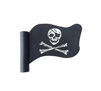 Jolly Roger Pirate Flag Car Antenna Pen Topper Aerial Topper Antenna Ball Antenna Hat for Car Decoration