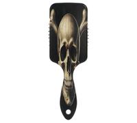 Jolly Roger Pirate Skull Air Cushion Comb, Detangling Brush, Anti Static Hair Brush, Hair Massager