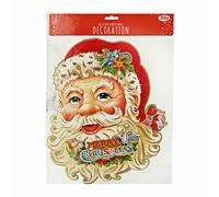 Jolly Santa Glitter 3D Christmas Decoration Board