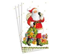 Jolly St. Nick Paper Guest Towel Napkins - 15 Per Package