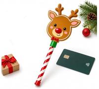 Jolly Tap Wand, Jolly Tap Credit Card Holder，A | Christmas Wand For Long Nails And Drive-Thru, Magic Wand Card Retriever For Atm & Pos Terminals, Wave Away Checkout Hassles
