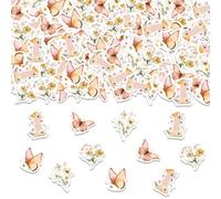 Jollyboom Wildflower First Birthday Decorations, 200pcs Boho Our Little Wildflower Is Turning One Table Decorations Confetti for Floral 1st Birthday Party Girl