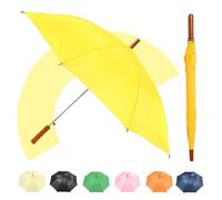 Jollybrolly Straight Stick Umbrella - Strong 8 Panel Winter Umbrella, Waterproof, Sun Protection, Wind Resistant, Large Canopy, Auto Open Feature