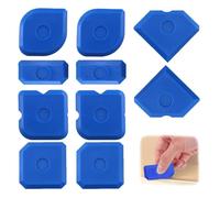 JollyDragon 10 Piece Silicone Sealant Finishing Tool Set,Portable Caulking Tools For Caulking And Sealing,Multi-Edge Silicone Smoothing Tool With Storage Box For Bathroom, Kitchen