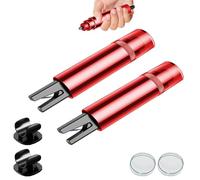 JollyDragon Safe Car Emergency Hammer,2 In 1 Car Windscreen Breaker With Belt Cutter,Car Escape Emergency Suitable For All Vehicles 2 Pcs