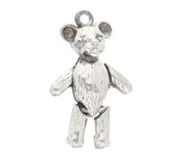 Jollys Jewellers Ladies Sterling Silver Movable Teddy Bear Charm (13x18.5mm)