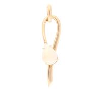 Jollys Jewellers Women's 9Carat Yellow Gold 2.50ct Natural Opal Fancy Pendant (9.5x40.5mm)