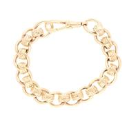 Jollys Jewellers Women's 9Carat Yellow Gold 6" Child's Patterned Rollerball Bracelet (8.5mm Wide)