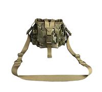 Jolmo Lander 1.2 Qt. MOLLE Canteen Cover Military Style Canteen Pouch with Shoulder Strap Molle Pouch for Canteen Kit Coyote Brown/Olive Drab (CAMO)