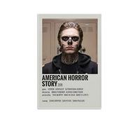 JOLO Aesthetic Movie Poster American Horror Story Haunted House Poster Decorative Painting Canvas Wall Posters And Art Picture Print Modern Family Bedroom Decor Posters 12x18inch(30x45cm)