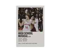 JOLO Aesthetic Movie Poster High School Musical Fondos Poster Decorative Painting Canvas Wall Posters And Art Picture Print Modern Family Bedroom Decor Posters 08x12inch(20x30cm)