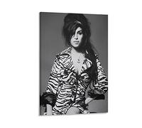 JOLO Amy Winehouse Poster Music Gifts Music Decor Poster Decorative Painting Canvas Wall Posters And Art Picture Print Modern Family Bedroom Decor Posters 12x18inch(30x45cm)