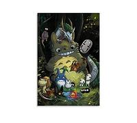 JOLO Studio Ghibli Art Printing Poster Poster Decorative Painting Canvas Wall Posters And Art Picture Print Modern Family Bedroom Decor Posters 08x12inch(20x30cm)