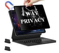 JOLOJO 4 Way Magnetic Privacy Screen Protector for iPad Pro 11 Inch & iPad Air 5/4 10.9" Removeable Reusable Anti-Spy Anti-Glare Filter,High Sensitive Bubble - Free Easy install,Case Friendly