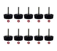 Jolsaawie 10Pcs Screws Nuts Caps for Fishing Reels Knob Power Handle Grip