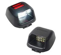 Jolsaawie 2Pcs Red Tube SMD LED License Plate Light for D40 2005-2016