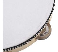 Jolsaawie 8" Musical Tambourine Tamborine Drum Round Percussion Gift for KTV