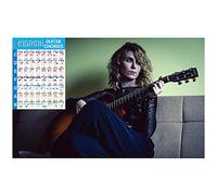 Jolsaawie Acoustic Guitar Practice Chords Scale Chart Guitar Chord Fingering Diagram Lessons Music for Guitar Beginner,L