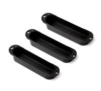 Jolsaawie Black Closed Single Coil Pickup Cover Sealed Pickup Covers