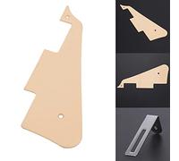 Jolsaawie Guitar Pickguard Cream Single Ply Guard Plate Pickguard for LP Guitar Parts