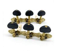 Jolsaawie Left Right Classical Guitar String Tuning Pegs Machine Heads Tuners Keys 3L3R Professional Guitar Accessories,Black