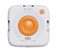 Jolsaawie M22 Magnetic LED Selfie Light Phones Clip-on Dual Color Temperature Portable Fill Light for Outdoor Photography White