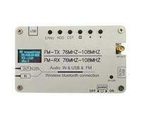 Jolsaawie Multi Functional FM Transmitter Bluetooth USB FM Transmitter FM Radio 76MHZ-108MHz Receiving and Transmitting AUX Audio