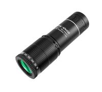 Jolsaawie Outdoor Portable 12x Telescope Mini Monocular Telescope with Differentiation Lines Spyglass for Bird Watching Hiking