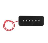 Jolsaawie Set of Neck Bridge Soap Bar P90 Pickup Alnico 5 Electric Guitar Pickup Single Coil Guitar Parts Black