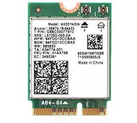 Jolsaawie Wi-FI 6 AX201 M.2 Key E CNVio 2 Dual Band WiFi Card 3000Mbps for Bluetooth 5.0 2.4Ghz/5Ghz AX201NGW, Single Card