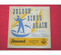 Jolson, Al - Jolson, Al Jolson Sings Again 10"LP Brunswick LA8502 EX/EX 1950 10 inch LP