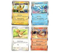 Jolteon Flareon Vaporeon 135/165 - Eevee - Pokemon 151 - Evolution 4 Card Lot - Holo Rare